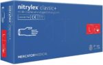 Diagnosztikai nitril kesztyű 100 db MERCATOR Nitrylex® BASIC púdermentes