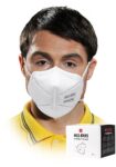 Higiénikus maszk KN95 fehér polipropilénből 5 réteg 20 db