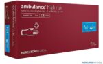 Latex kesztyű 50 db MERCATOR Ambulance® High Risk púdermentes