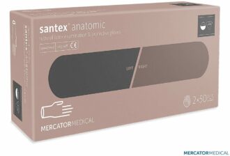 Latex kesztyű 100 db MERCATOR Santex® púderes