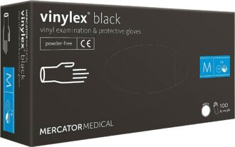 Eldobható vinil kesztyű 100 db MERCATOR Vinylex® BLACK