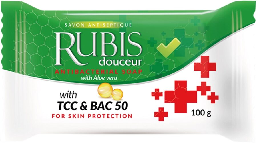 Szilárd antibakteriális szappan RUBIS 100g