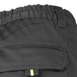 Fényvisszaverő nadrág elasztánnal MANNLAND HIVIS BLACK
