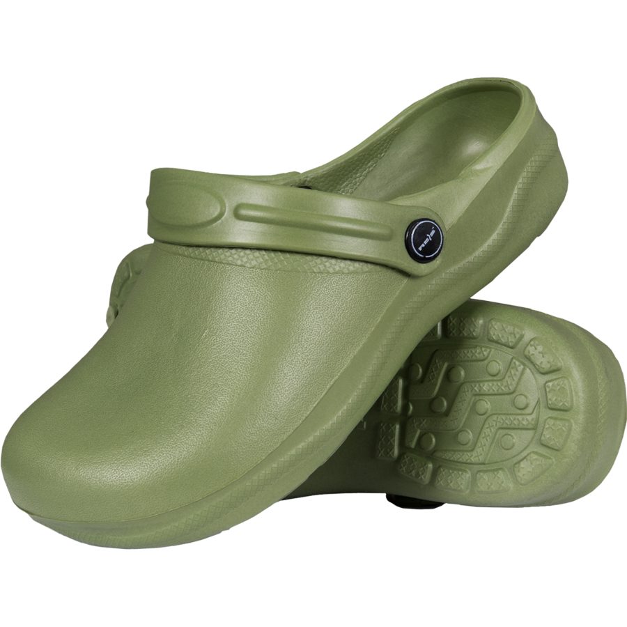 Zöld zárt crocs LAB OLIVE