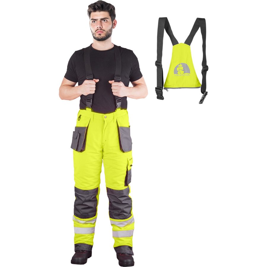 Téli fényvisszaverő nadrág PROFI HIVIS